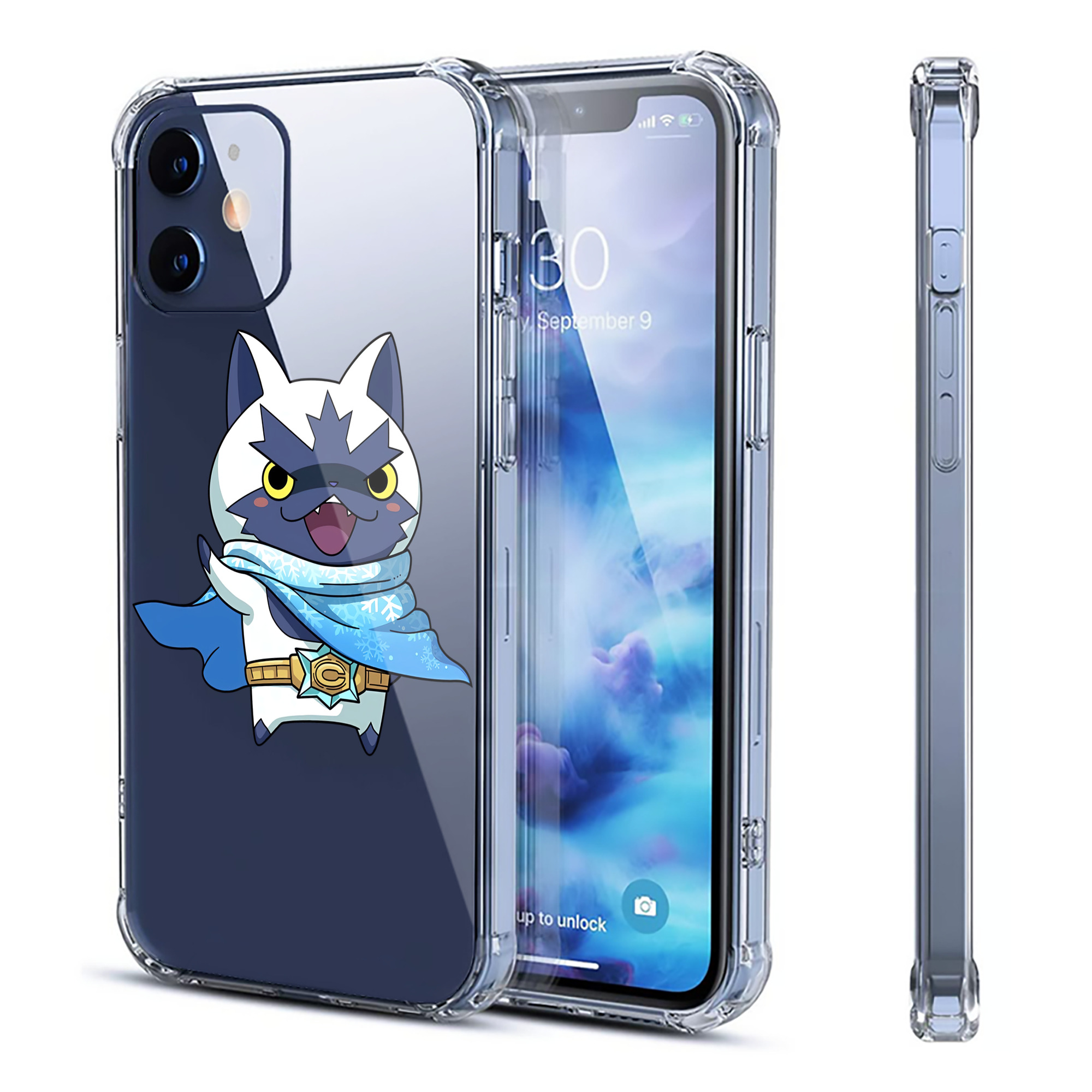 （画像用） 妖怪ウォッチ Yo-kai Watch 【iPhone 12シリーズ対応】透明スマホケース（クリアソフトケース）